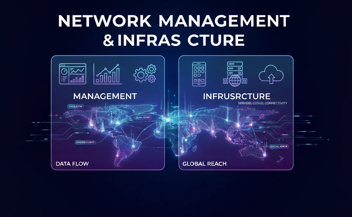 إدارة الشبكة والبنية التحتية